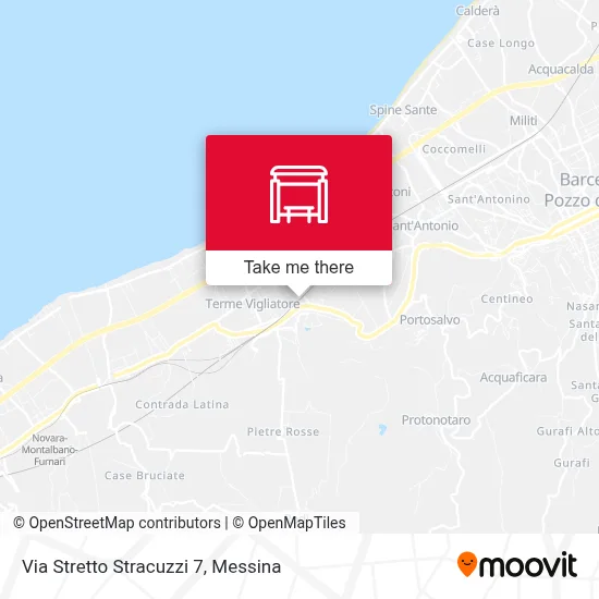 Via Stretto Stracuzzi 7 map