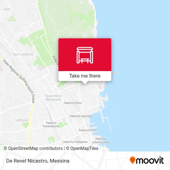 De Revel Nicastro map
