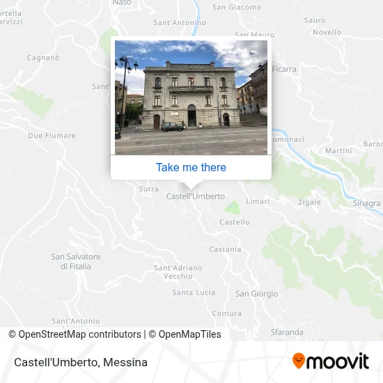 Castell'Umberto map