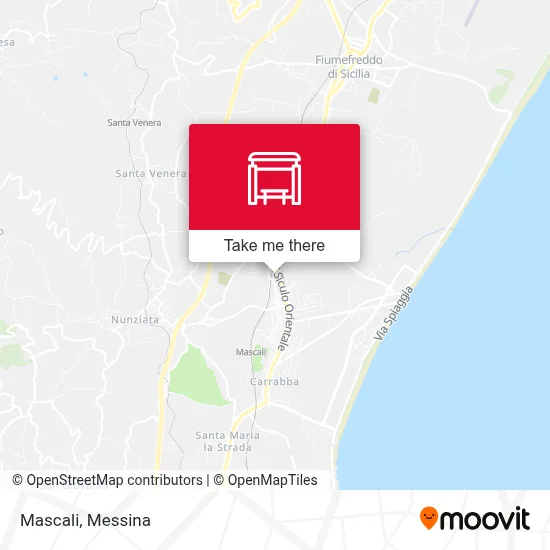 Mascali map
