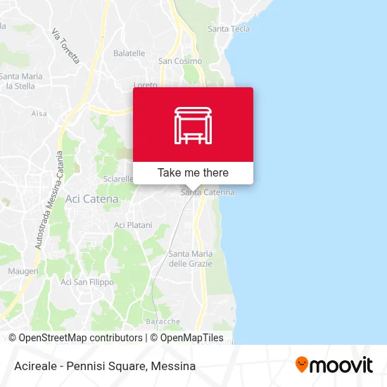 Acireale - Pennisi Square map