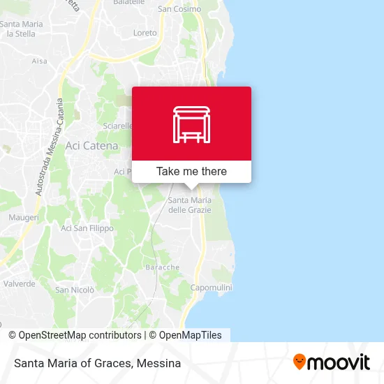 Santa Maria of Graces map