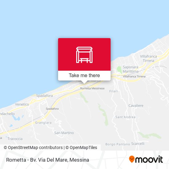 Rometta - Bv. Via Del Mare map