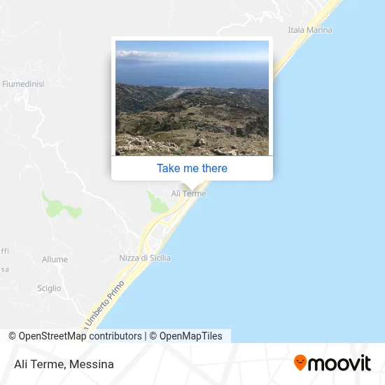 Ali Terme map