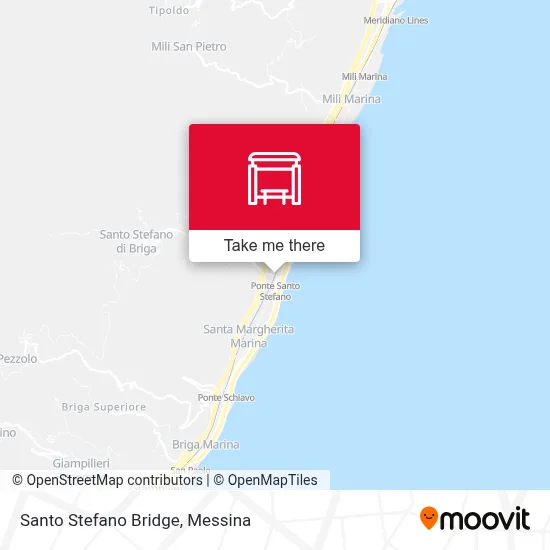 Santo Stefano Bridge map