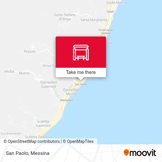 San Paolo map