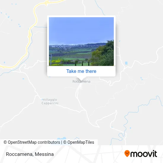 Roccamena map