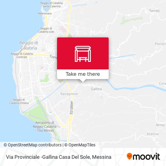 Via Provinciale -Gallina  Casa Del Sole map