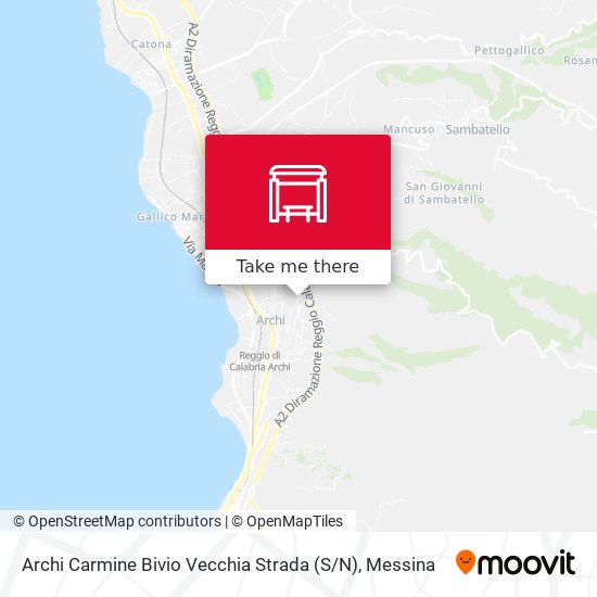 Archi Carmine Bivio Vecchia Strada (S / N) map