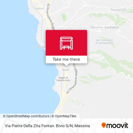 Via Pietre Della Zita Fontan. Bivio S / N map
