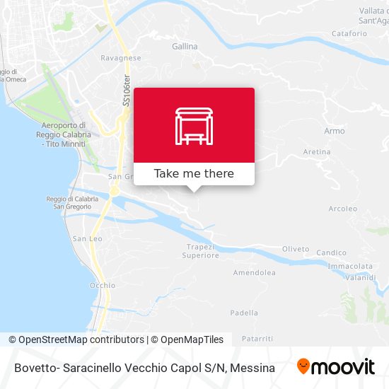 Bovetto- Saracinello Vecchio Capol S / N map