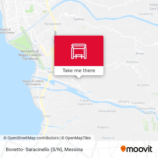 Bovetto- Saracinello  (S/N) map