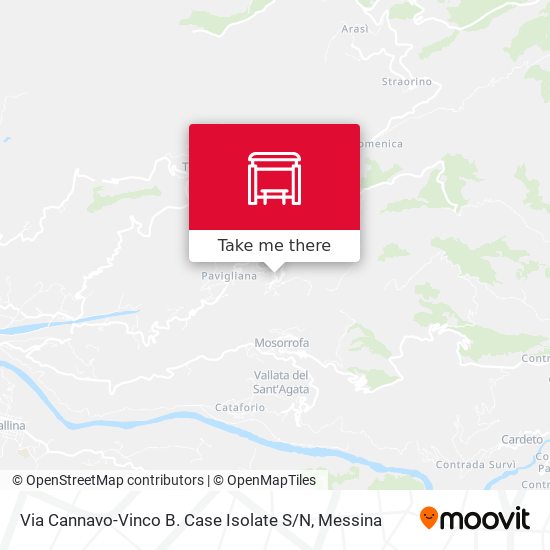 Via Cannavo-Vinco  B. Case Isolate S / N map