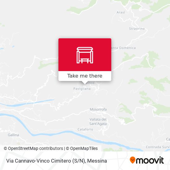 Via Cannavo-Vinco  Cimitero (S / N) map