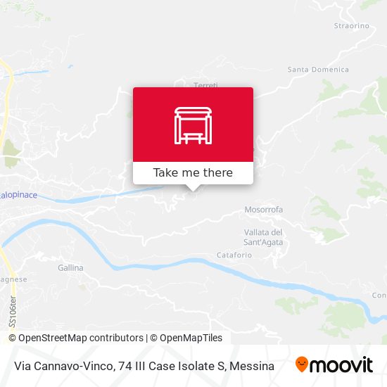 Via Cannavo-Vinco, 74 III Case Isolate S map