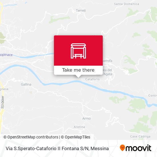 Via S.Sperato-Cataforio  II Fontana S / N map