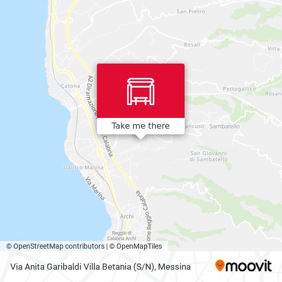 Via Anita Garibaldi  Villa Betania (S / N) map
