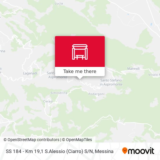 SS 184  - Km 19,1 S.Alessio (Ciarro) S / N map