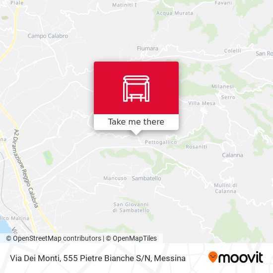 Via Dei Monti, 555  Pietre Bianche S / N map