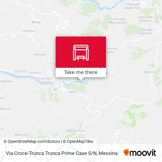 Via Croce-Trunca  Trunca Prime Case S / N map