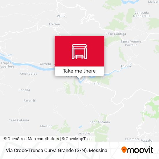 Via Croce-Trunca  Curva Grande (S / N) map