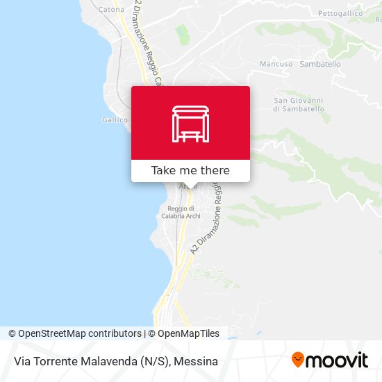 Via Torrente Malavenda  (N/S) map
