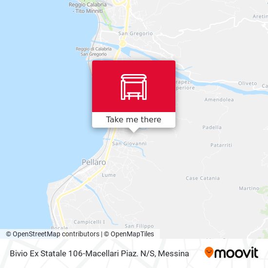 Bivio Ex Statale 106-Macellari Piaz. N / S map