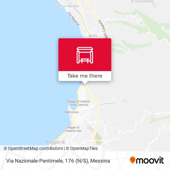 Via Nazionale-Pentimele, 176  (N / S) map