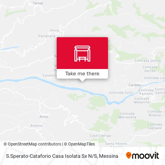 S.Sperato-Cataforio Casa Isolata Sx N / S map