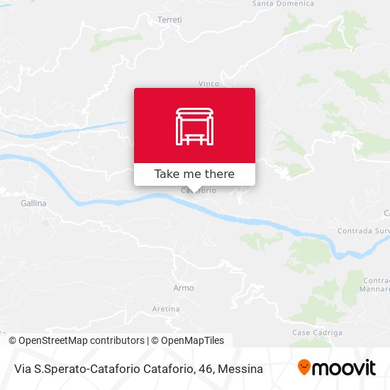 Via S.Sperato-Cataforio  Cataforio, 46 map