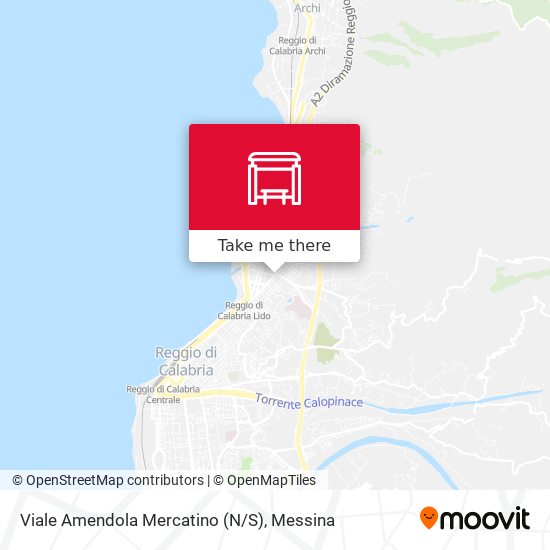 Viale Amendola  Mercatino (N / S) map