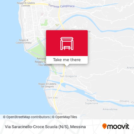 Via Saracinello-Croce  Scuola (N / S) map