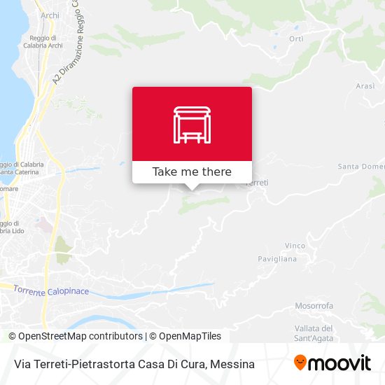Via Terreti-Pietrastorta  Casa Di Cura map