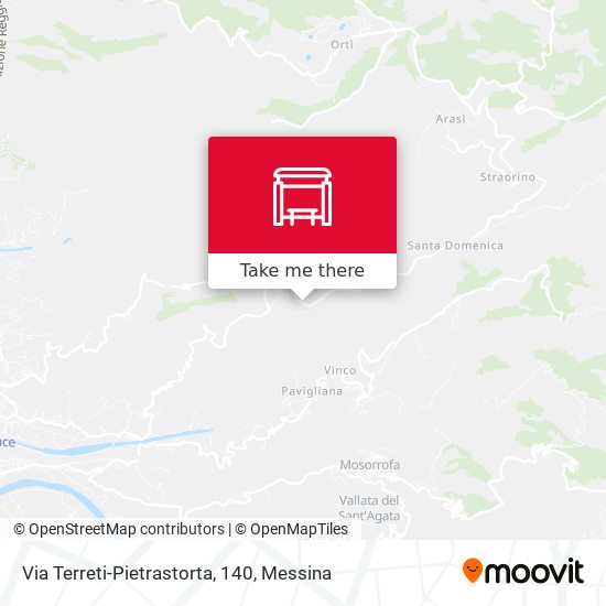 Via Terreti-Pietrastorta, 140 map