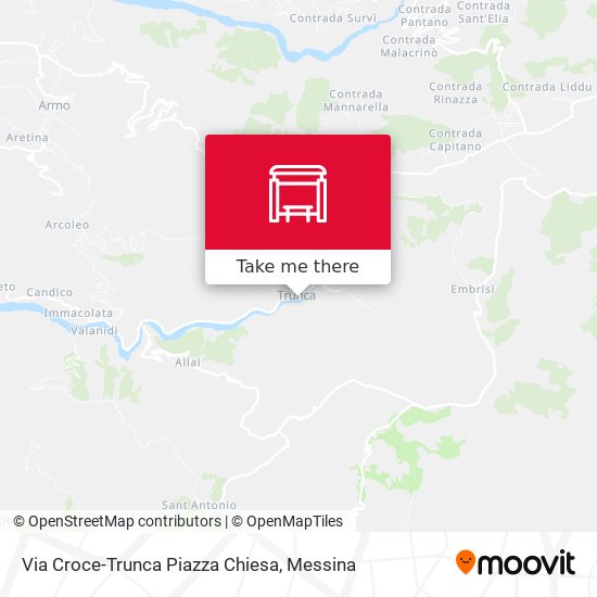 Via Croce-Trunca  Piazza Chiesa map
