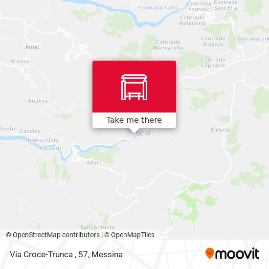 Via Croce-Trunca , 57 map