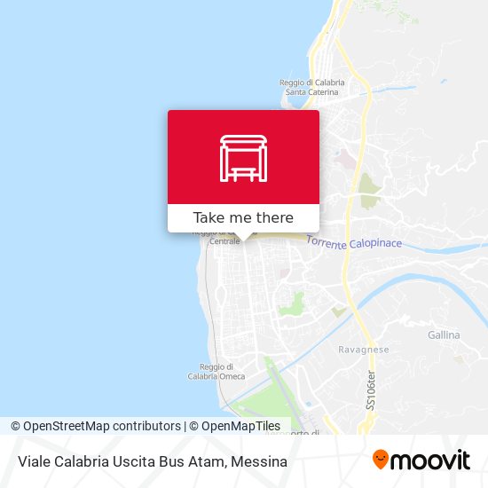 Viale Calabria  Uscita Bus Atam map