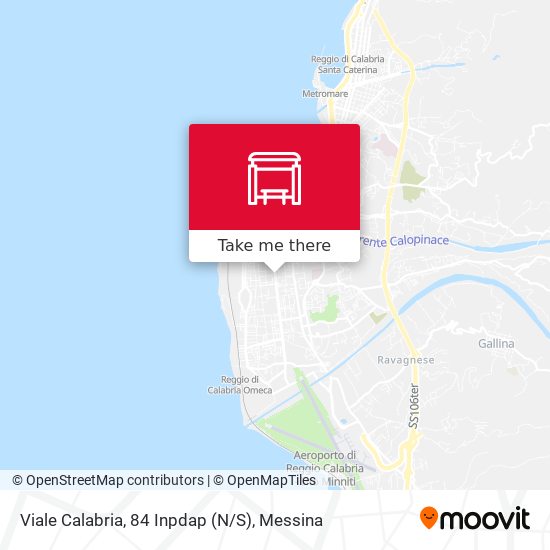 Viale Calabria, 84  Inpdap (N / S) map