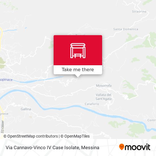 Via Cannavo-Vinco  IV Case Isolate map