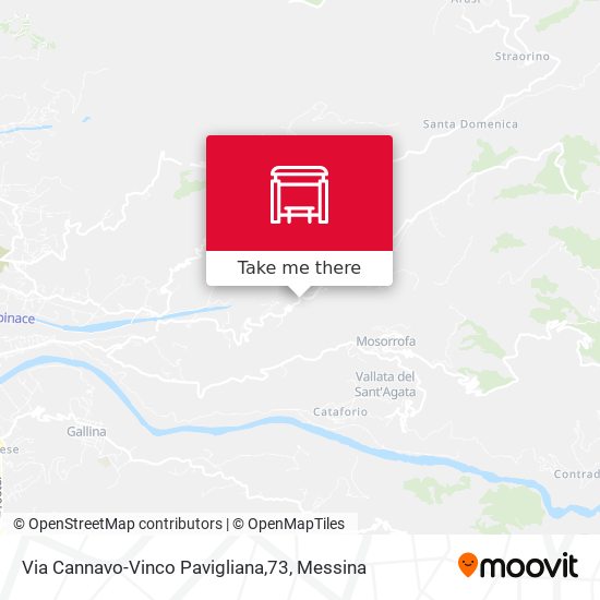 Via Cannavo-Vinco  Pavigliana,73 map