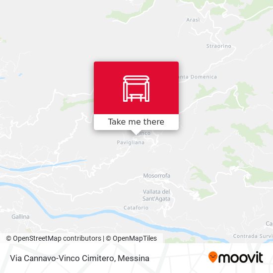 Via Cannavo-Vinco  Cimitero map