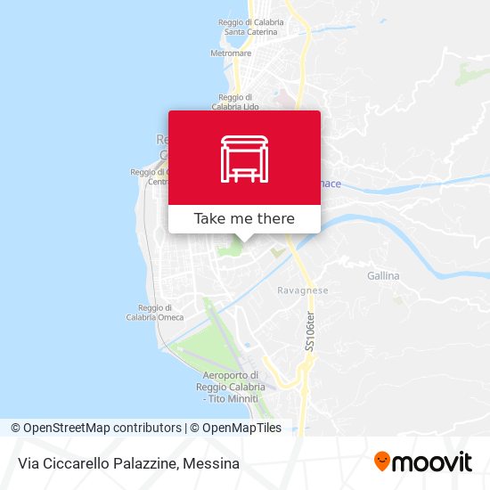 Via Ciccarello  Palazzine map