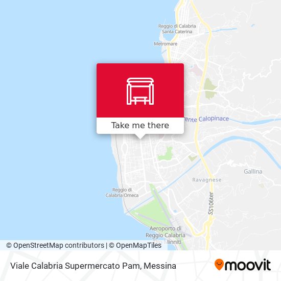 Viale Calabria  Supermercato Pam map