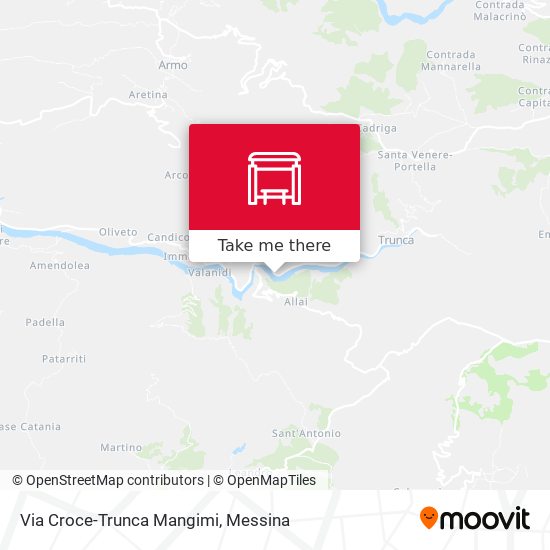 Via Croce-Trunca  Mangimi map
