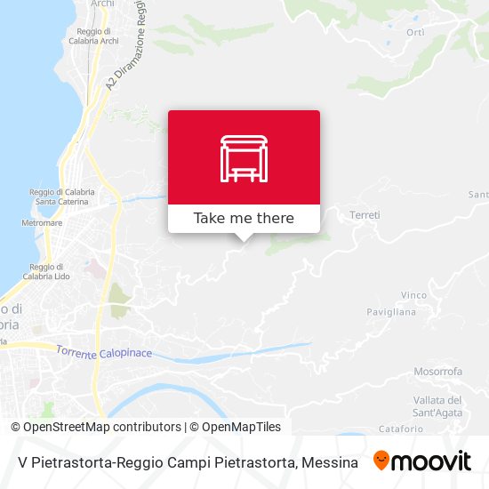 V Pietrastorta-Reggio Campi Pietrastorta map