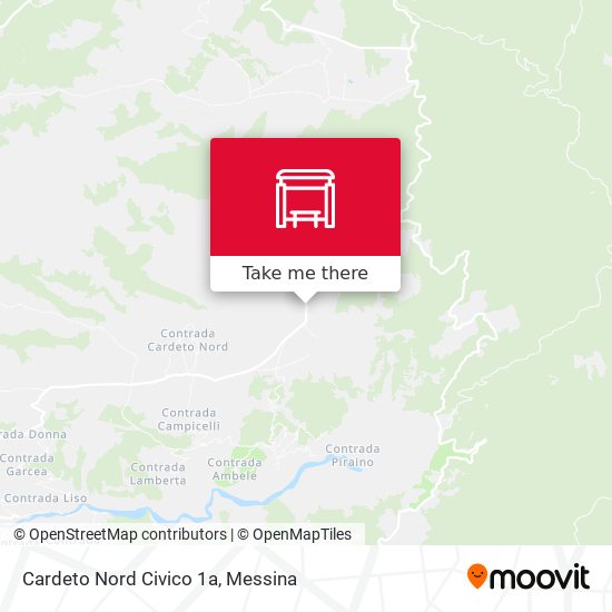 Cardeto Nord Civico 1a map