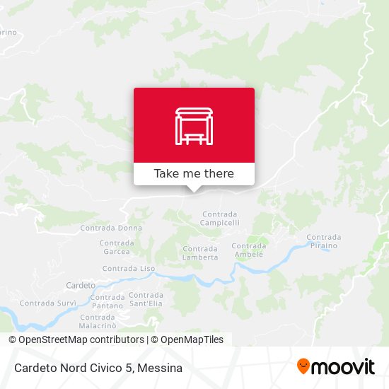Cardeto Nord Civico 5 map