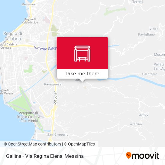 Gallina - Via Regina Elena map