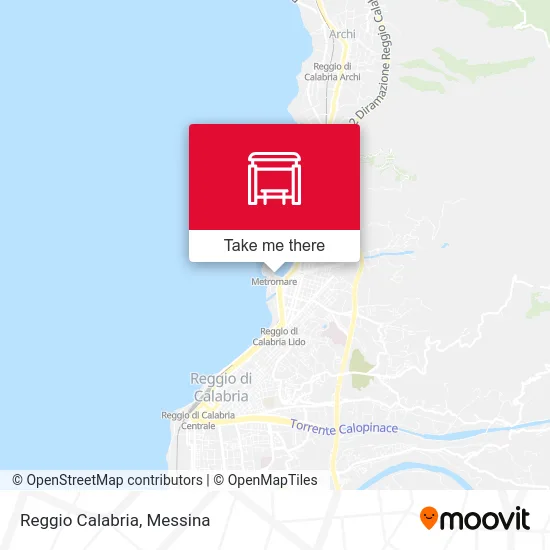 Reggio Calabria map