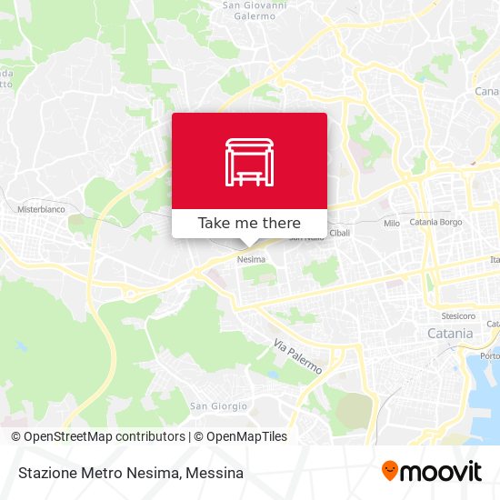 Stazione Metro Nesima map